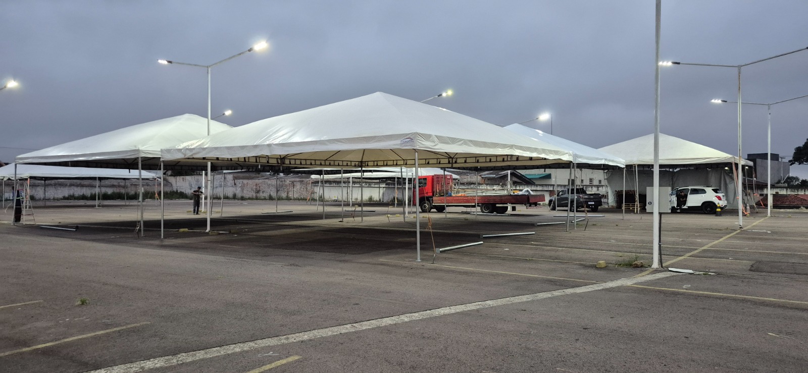 Tenda piramidal da Tendas Pará